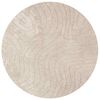 vidaXL Area Rugs Round PALMERAS Beige &Oslash; 160 CM Polyester