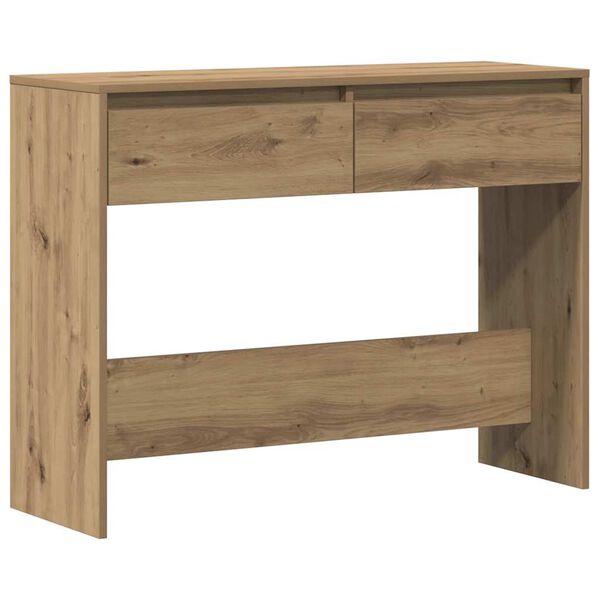 vidaXL Console Table Artisan Oak 100x35x76.5 cm Engineered Wood