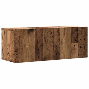vidaXL Wall Mounted TV Cabinet Old Wood 80x30x30 cm Engineered Wood