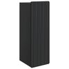 vidaXL Wall-Mounted Cabinet Black 33 x 34.5 x 94 cm Engineered Wood