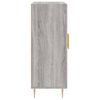 vidaXL Sideboard Grey Sonoma 69.5x34x90 cm Engineered Wood