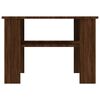 vidaXL Coffee Table Brown Oak 60x60x42 cm Engineered Wood