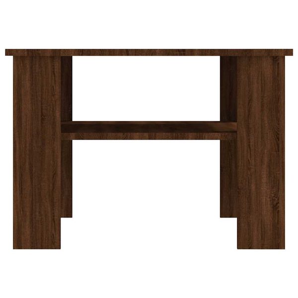 vidaXL Coffee Table Brown Oak 60x60x42 cm Engineered Wood
