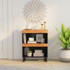 vidaXL Side Cabinet 60x33x75 cm Solid Wood Acacia