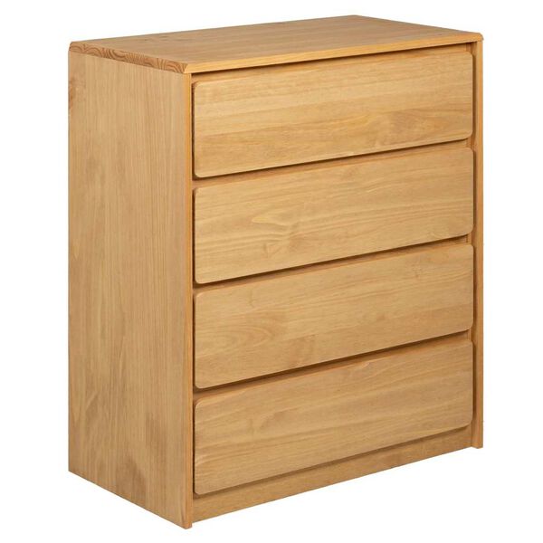 vidaXL Drawer Cabinet SAUDA Oak 76.5x39x91 cm Solid Wood Pine