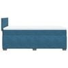 vidaXL Box Spring Bed with Mattress Dark Blue 90x200 cm Velvet
