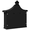 vidaXL Wall Mounted Mailbox Black 40.5 x 16 x 45 cm Cast Aluminum