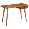 vidaXL Writing Table Solid Acacia Wood 110x50x76 cm