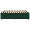 vidaXL Bed Frame without Mattress Dark Green 140x190 cm Velvet