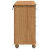 vidaXL Chest of Drawer ASKIM Brown 91 x 40 x 79 cm Solid Pine wood