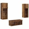 vidaXL TV Wall Cabinets 4 pcs Artisan Oak Engineered Wood