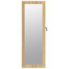 vidaXL Mirror Jewellery Cabinet with LED Lights Wall Mounted