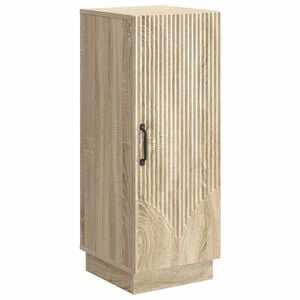 vidaXL Sideboard Sonoma Oak 33 x 34.5 x 87 cm Engineered Wood