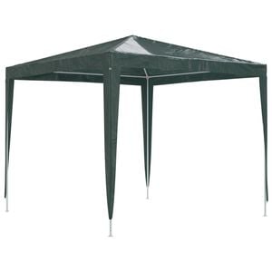 vidaXL Professional Party Tent 2.5x2.5 m Green 90 g/m&sup2;