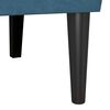 vidaXL Bench Blue 112 x 65.5 x 75 cm Velvet