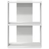 vidaXL Bookcase 3-Tier White 60x30x80 cm Engineered Wood