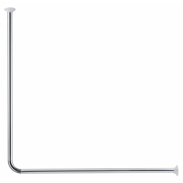 Kleine Wolke Universal Shower Curtain Rod 3 Sizes Chrome