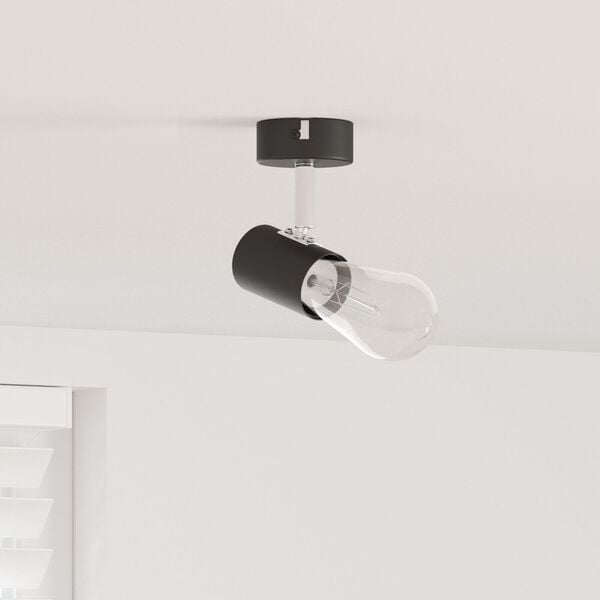 vidaXL Ceiling Spotlight Black 6.5 x 6 x 11.5 cm Steel