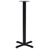 vidaXL Bistro Table Leg Black 56x56x107 cm Cast Iron