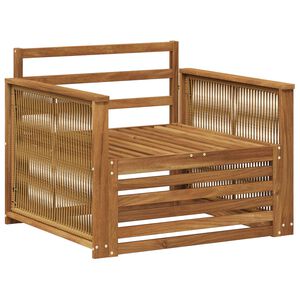 vidaXL Outdoor Middle Sofa Natural