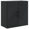 vidaXL Wall-Mounted Cabinet Black 59 x 31 x 60 cm Engineered Wood