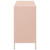 vidaXL Sideboard Pink 101.5x39x73.5 cm Cold-rolled Steel