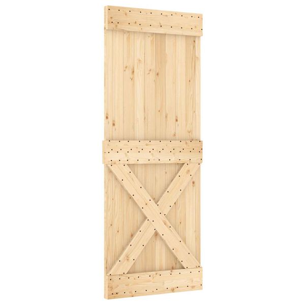 vidaXL Door NARVIK 80x210 cm Solid Wood Pine