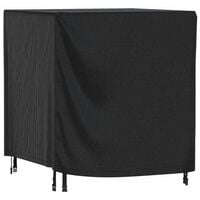 vidaXL Garden Furniture Cover Black 116x100x120 cm Waterproof 420D