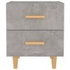vidaXL Bed Cabinets 2 pcs Concrete Grey 40x35x47.5 cm