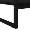 vidaXL Coffee Table Black Oak 80 x 50 x 40 cm Engineered Wood