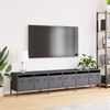 vidaXL TV Cabinet Anthracite 202x39x43.5 cm Cold-rolled Steel