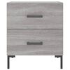 vidaXL Bedside Cabinets 2 pcs Grey Sonoma 40x35x47.5 cm Engineered Wood