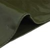 vidaXL Tarpaulin 650g / m&sup2; Olive Green 5 x 6 m Canvas with PVC Coating