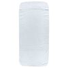 vidaXL Beach Towels 2 pcs White 75x200 cm Fabric 400 GSM
