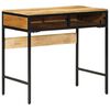 vidaXL Writing Desk with Drawer Brown 80 x 50 x 75 cm Solid Mango Wood