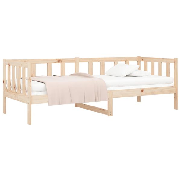 vidaXL Day Bed without Mattress 90x190cm Solid Wood Pine