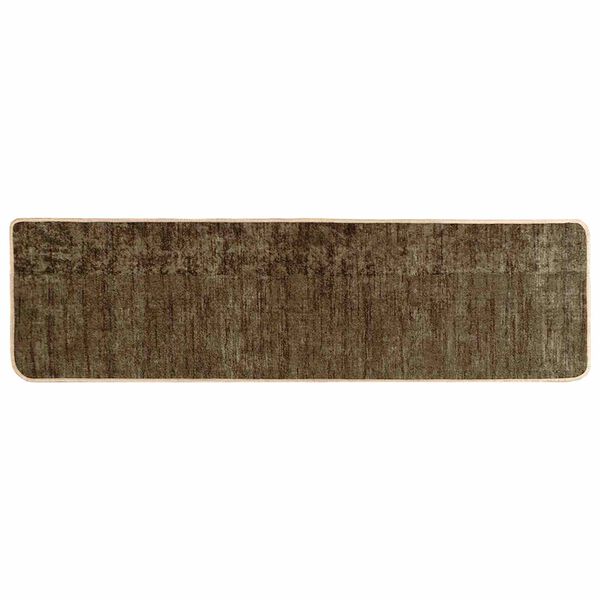 vidaXL Rug Runner MARSA Forest Green 200 x 50 cm Polyester and PVC