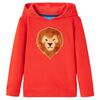 Kids' Hooded Sweatshirt Red 104