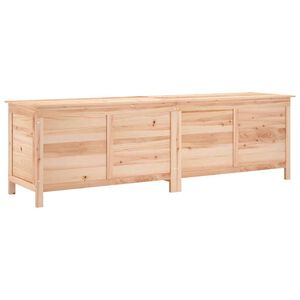 vidaXL Garden Storage Box 198,5x50x56,5 cm Solid Wood Fir
