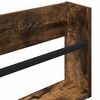 vidaXL Magazine Rack 2 pcs Smoked Oak 60 x 12 x 30 cm Engineered Wood