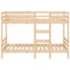 vidaXL Bunk Bed without Mattress 90x190 cm Single Solid Wood Pine