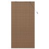 vidaXL Roller Blind with Curtains Manual Brown 120 x 220 cm Bamboo