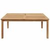 vidaXL Coffee Table Brown 110 x 110 x 45 cm Solid Teak Wood
