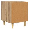 vidaXL Bedside Cabinet Artisan Oak 40 x 40 x 50 cm Engineered Wood