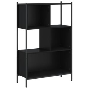 vidaXL Bookcase Black 72x28x109 cm Engineered Wood
