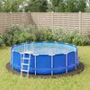 vidaXL Pool Ground Sheet &Oslash; 396 cm (1 mm) Non-woven Fabric Light Grey