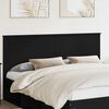 vidaXL Headboard Black Oak 200 cm Engineered Wood