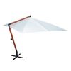 vidaXL Garden Parasol 300 x 400 cm White