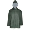 vidaXL Waterproof Heavy-duty 2-piece Rain Suit with Hood Green XL