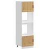 vidaXL Oven Cabinets 2 pcs Porto Artisan Oak Engineered Wood